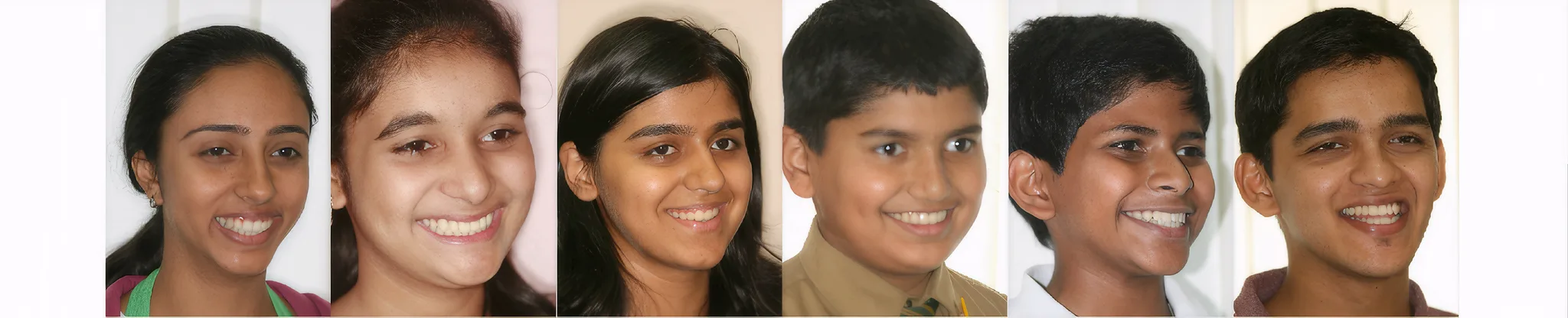 Patient smiling with improved tooth alignment