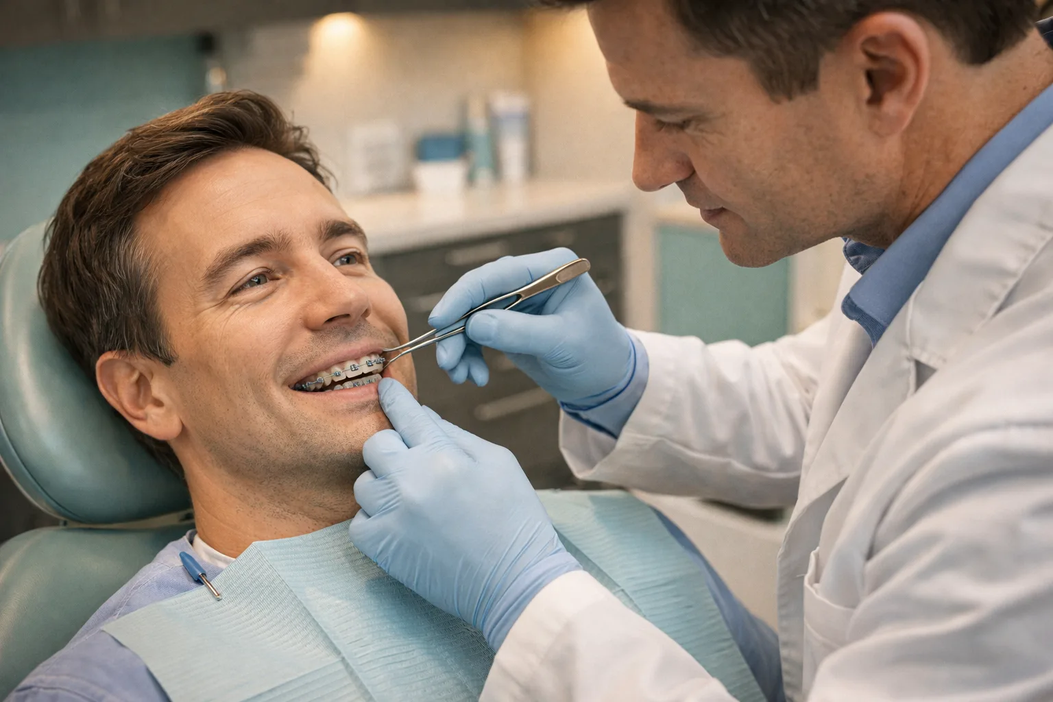 Pre-surgical orthodontic preparation placeholder
